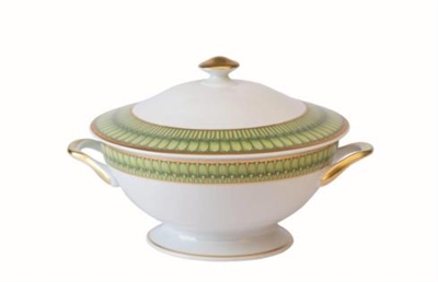 Arcades Footed Soup Tureen With Lid by Philippe Deshoulieres