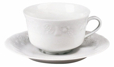 Blanc de Blanc Tea Cup  by Philippe Deshoulieres