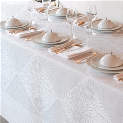 Le Jacquard Francais - Bosphore Blanc Table Linens