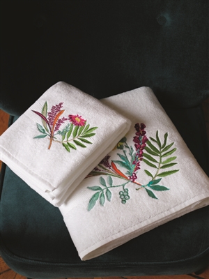 Bouquets Luxury Towels by Yves Delorme