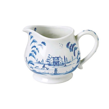 Country Estate Delft Blue Creamer Main House by Juliska