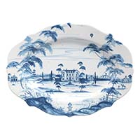 Country Estate Delft Blue Large Serving Platter by Juliska