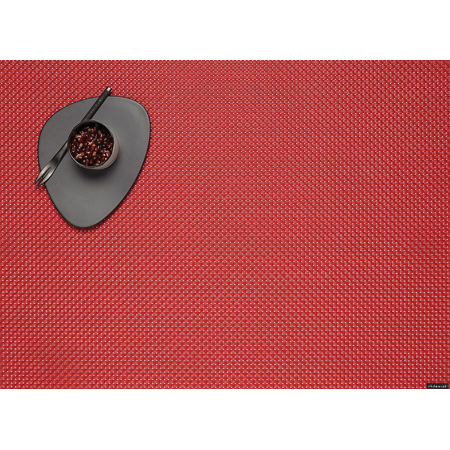 Chilewich - Basketweave Chili Rectangle Placemats