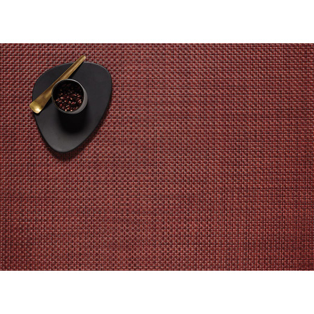 Chilewich - Basketweave Pomegranate Rectangle Placemats