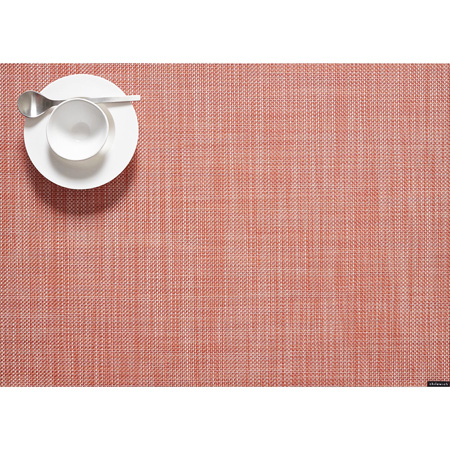 Chilewich - Mini Basketweave Clay Rectangle Placemats