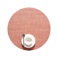 Chilewich - Mini Basketweave Clay Round Placemats