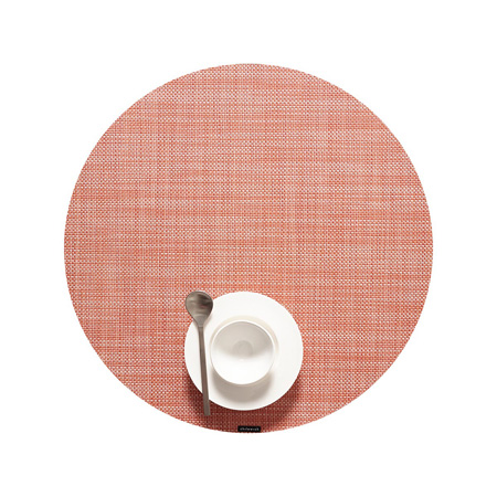 Chilewich - Mini Basketweave Clay Round Placemats