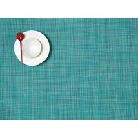 Chilewich - Mini Basketweave Turquoise Rectangle Placemats