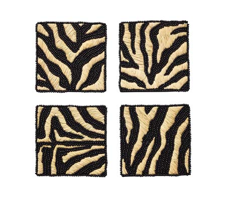 Serengeti Drink Coasters (Set of 4 in a Gift Bag) by Kim Seybert