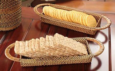 Rectangular Cracker Basket Set of 2pcs by Calaisio
