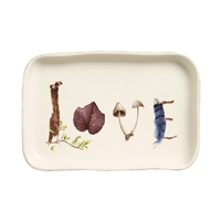 Forest Walk 7.5" Gift Tray "Love" by Juliska