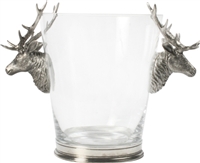 Pewter Deer Ice Bucket by Vagabond House