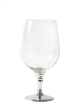 Classic Water Glass with Pewter Stem by Vagabond House