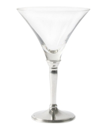 Classic Cocktail Glass with Pewter Stem by Vagabond House