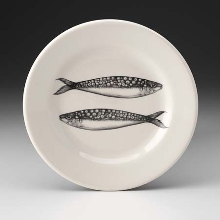 Sardines Bistro Plate by Laura Zindel Design