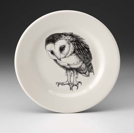 Barn Owl Bistro Plate by Laura Zindel Design