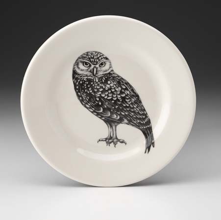 Burrowing Owl Bistro Plate by Laura Zindel Design