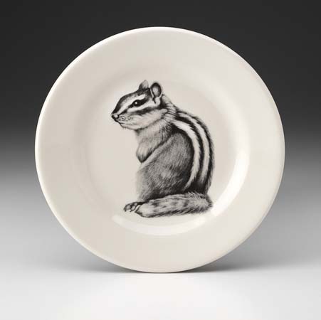 Chipmunk #3 Bistro Plate by Laura Zindel Design