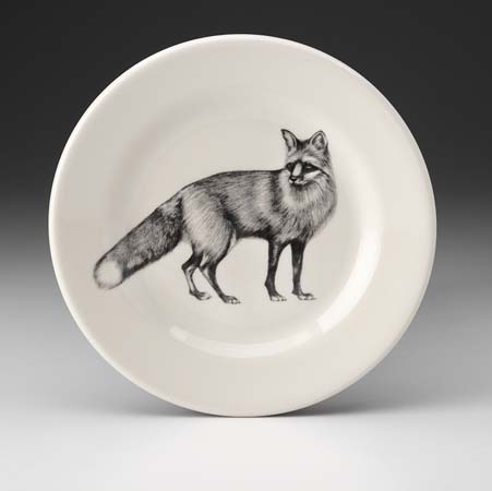 Red Fox Bistro Plate by Laura Zindel Design