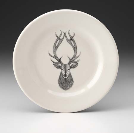 Red Stag Bistro Plate by Laura Zindel Design