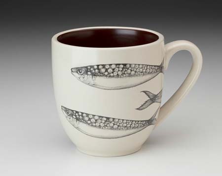 Sardines Mug by Laura Zindel Design