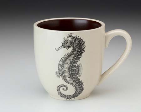 Seahorse Mug by Laura Zindel Design