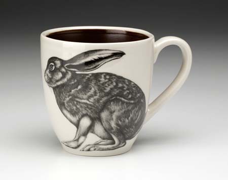 Crouching Hare Mug by Laura Zindel Design