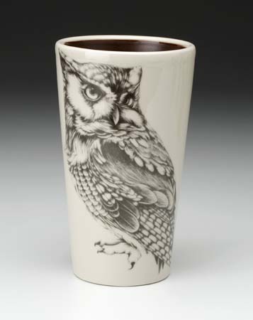 Screech Owl #1 Tumbler by Laura Zindel Design