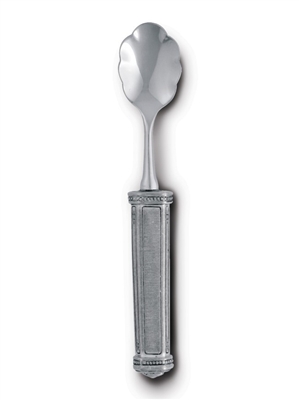 Leaf Pewter Handle Sugar Spoon by Vagabond House