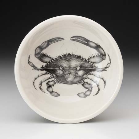 Blue Crab Cereal Bowl by Laura Zindel Design