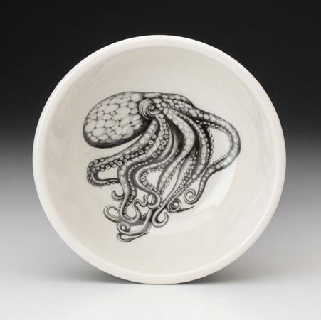 Octopus Cereal Bowl by Laura Zindel Design