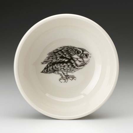 Screech Owl #2 Cereal Bowl by Laura Zindel Design