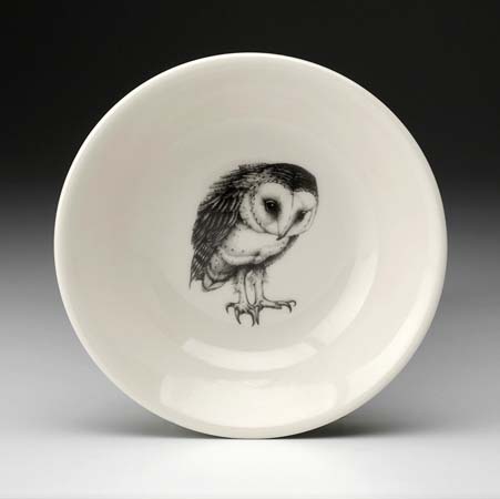 Barn Owl Sauce Bowl by Laura Zindel Design