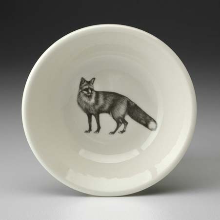 Red Fox Sauce Bowl by Laura Zindel Design