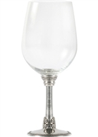 Medici Pewter Stem Red Wine Glass by Vagabond House