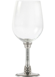 Medici Pewter Stem Red Wine Glass by Vagabond House