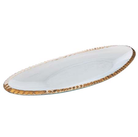 Edgey 6.25" x 16.5" Oblong Tray by Annieglass