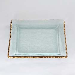 Edgey 12" Square Platter by Annieglass