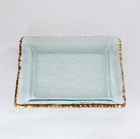 Edgey 12" Square Platter by Annieglass