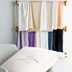 Classic Silk Fitted Sheet by Scandia Home
