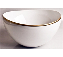 Simply Elegant Gold Open Vegetable Bowl by Anna Weatherley