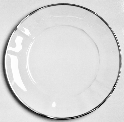 Simply Elegant Platinum Dinner Plate by Anna Weatherley