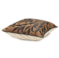 Esquisse Deco Cumin Cushion Cover by Le Jacquard Francais