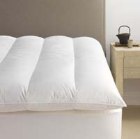 European White Down Featherbed by Scandia Home