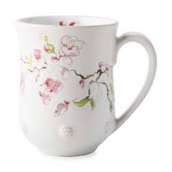 Berry & Thread Floral Sketch Cherry Blossom Mug by Juliska