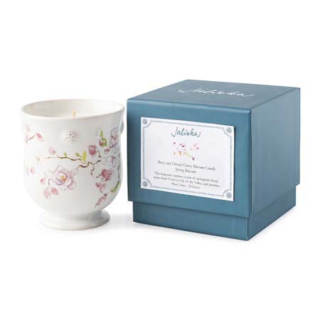 Berry & Thread Floral Sketch Cherry Blossom Candle by Juliska