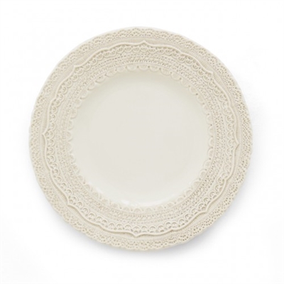 Finezza Cream Salad/Dessert Plate by Arte Italica