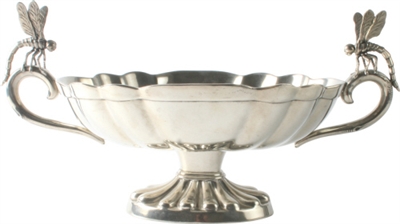 Dragonfly Pewter Centerpiece Dish by Vagabond House