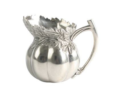 Heirloom Tomato Pewter Syrup Pitcher by Vagabond House