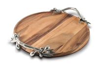 Olive Serving Tray (Round) by Vagabond House